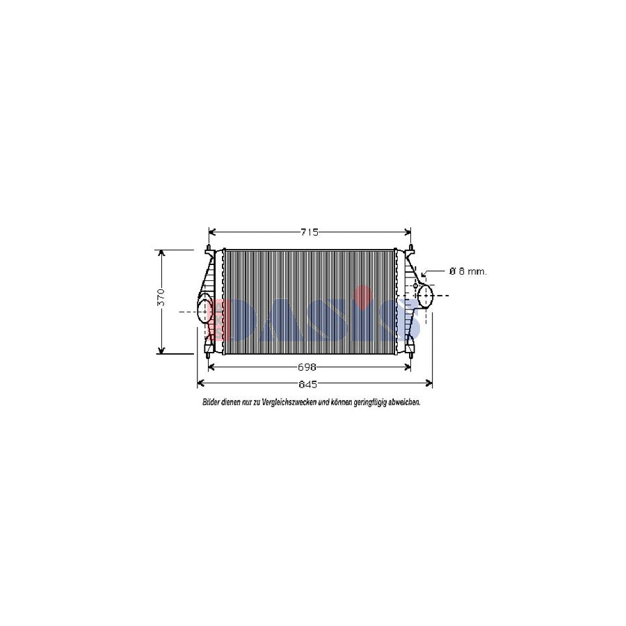 AKS Dasis 129011N Heater Matrix