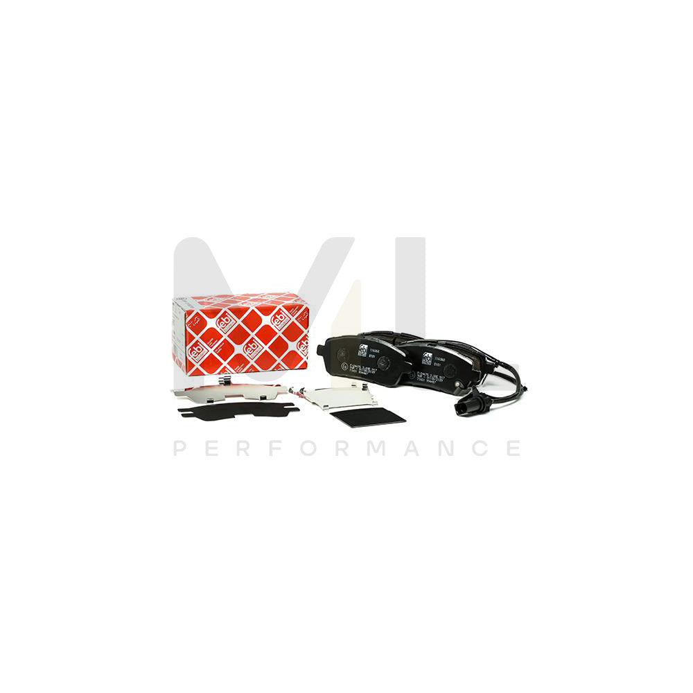 Febi Bilstein 116068 Brake Pad Set Front Axle, With Attachment Material