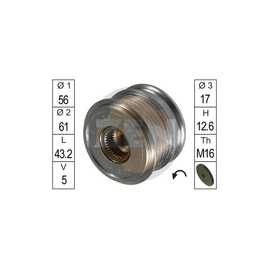 Era ZN5505 Alternator Freewheel Clutch