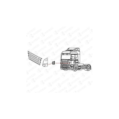 Covind Scr/165 Air Deflector, Driver Cab