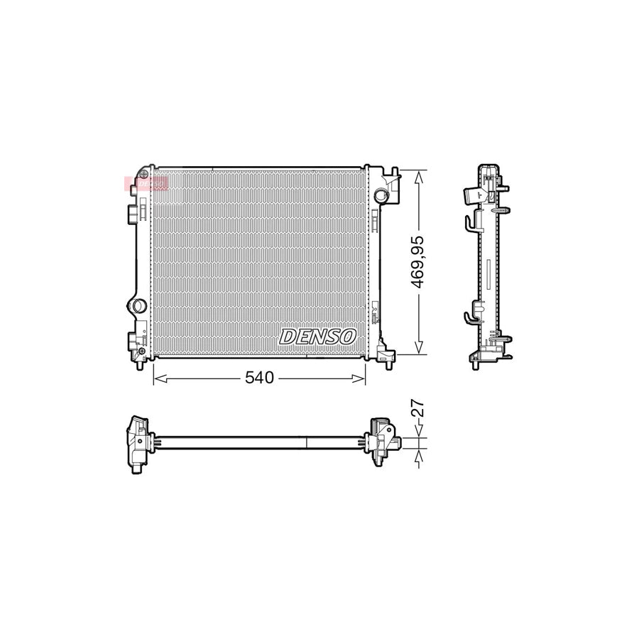 DENSO DRM46065 Engine Radiator