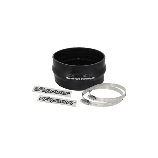  aFe 59-00052 (6 IN ID x 3 IN L) Straight Coupler w/ Hump - Black Replacement Coupling Kit  | ML Performance US Car Parts