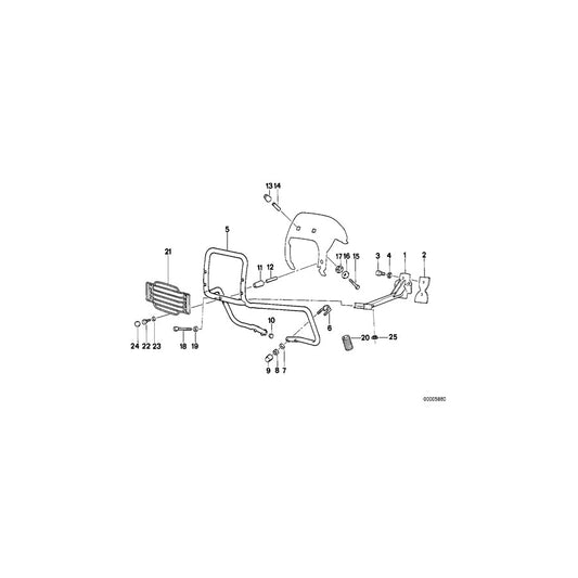 Genuine BMW 46632315165 80 Grid KARMINROT (Inc.  & R 100 GS) | ML Performance US Car Parts