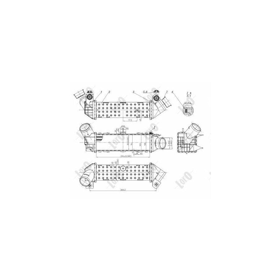 Abakus 0460180003 Intercooler