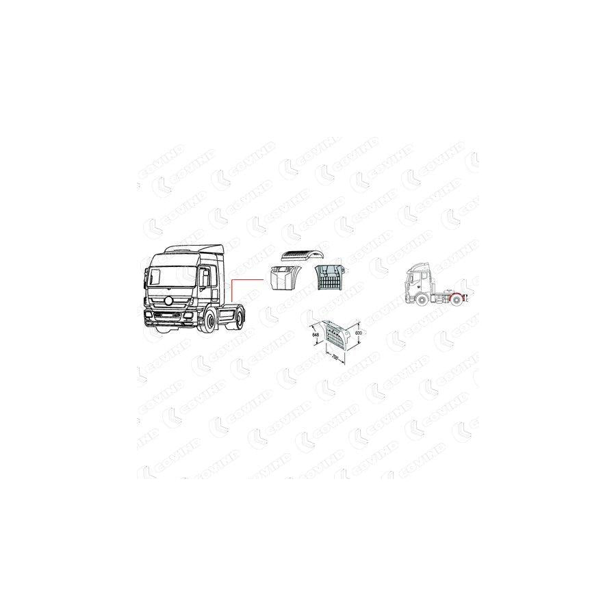 Covind 943/519 Wing Fender