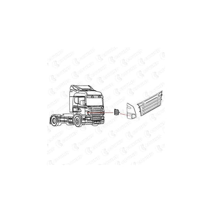 Covind Scr/164 Air Deflector, Driver Cab