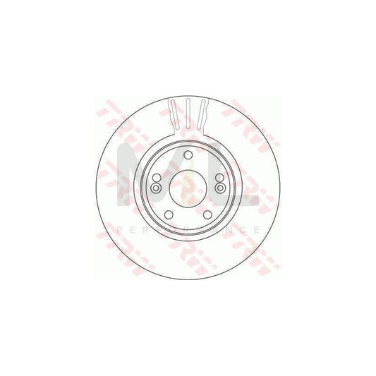 TRW DF4229 Brake Disc for RENAULT LAGUNA Vented | ML Performance Car Parts