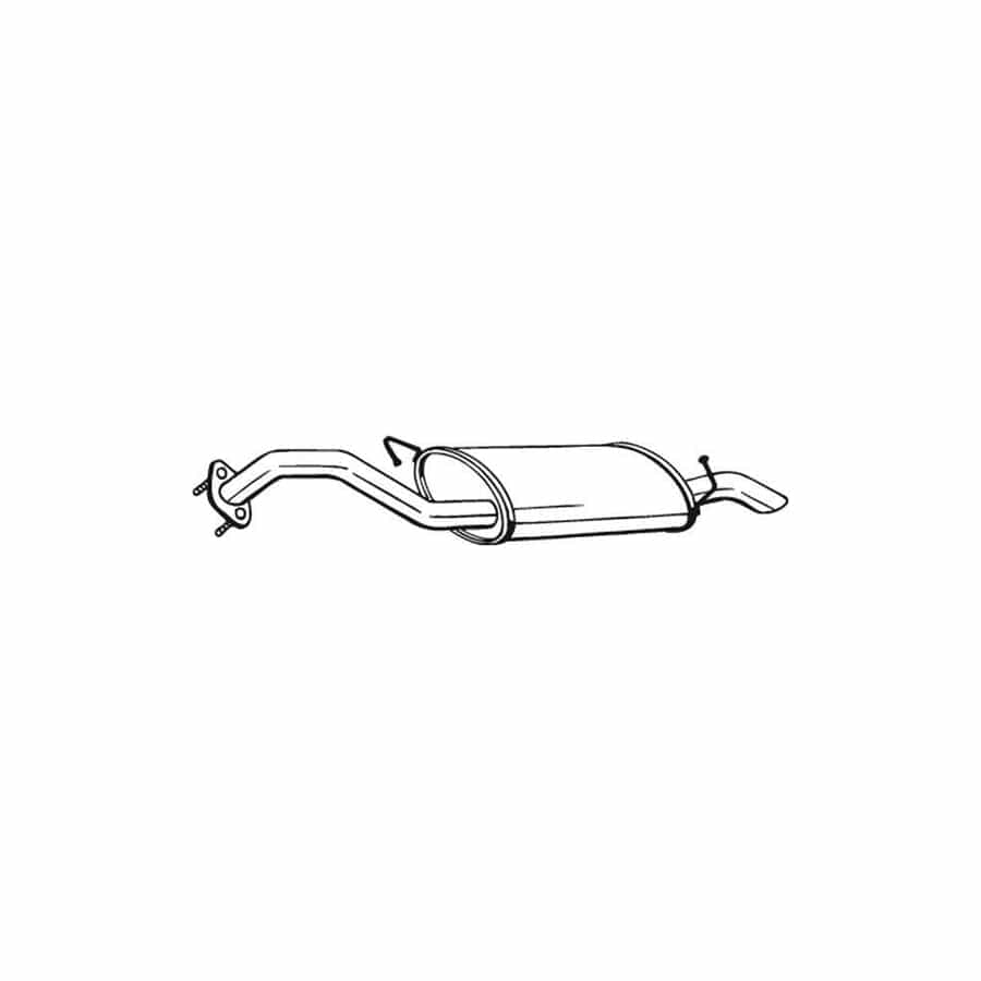 Bosal 169-025 Rear Silencer for KIA Rio
