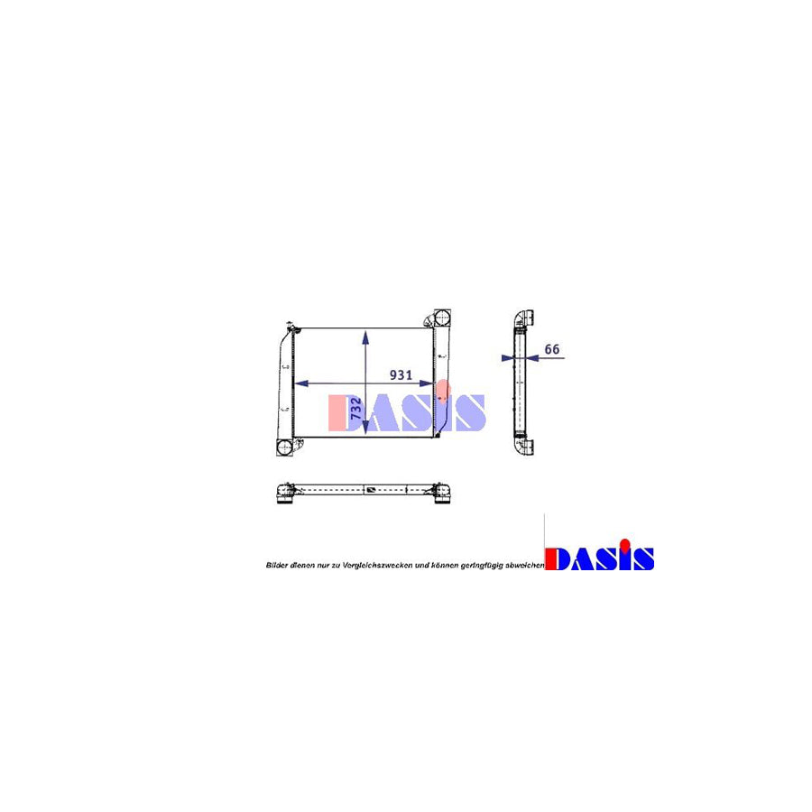 AKS Dasis 297210T Intercooler