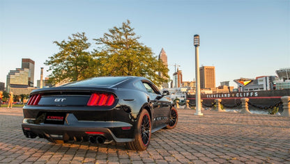 CORSA Performance Corsa 2015-2017 Ford Mustang GT 5.0 3in Cat Back Exhaust Black Quad Tips (Sport)