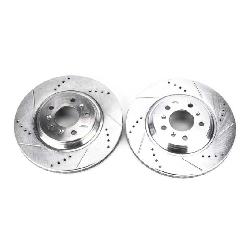 PowerStop Power Stop 08-09 Buick Allure Front Evolution Drilled & Slotted Rotors - Pair