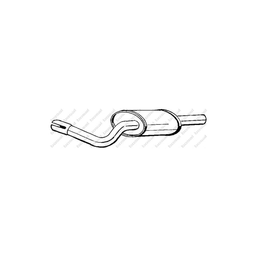 Bosal 168-913 Rear Silencer for Jaguar Xj Saloon (Xj40, Xj81)