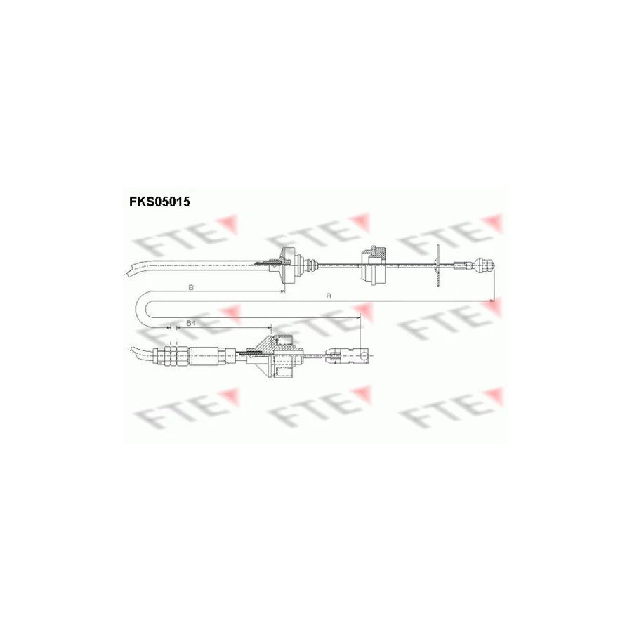 FTE Fks05015 Clutch Cable for Citroen Xsara