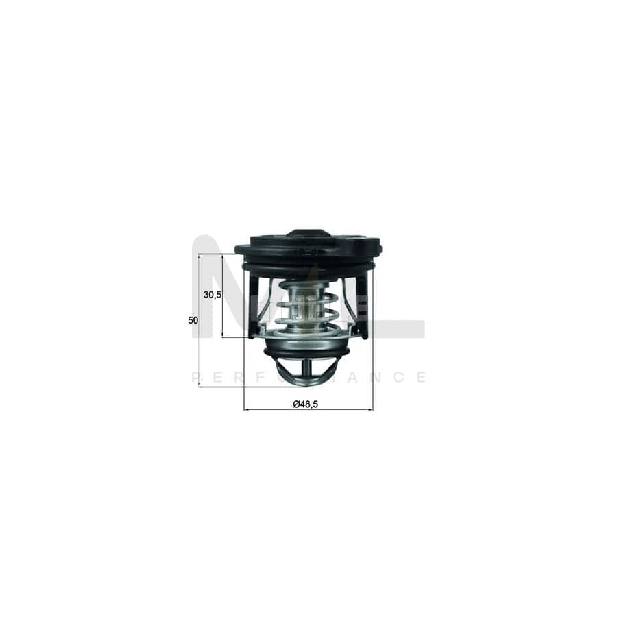 MAHLE ORIGINAL TI 246 50 Engine thermostat for FORD FIESTA Opening Temperature: 50��C, with seal | ML Performance Car Parts