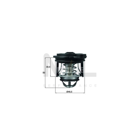 MAHLE ORIGINAL TI 246 50 Engine thermostat for FORD FIESTA Opening Temperature: 50��C, with seal | ML Performance Car Parts