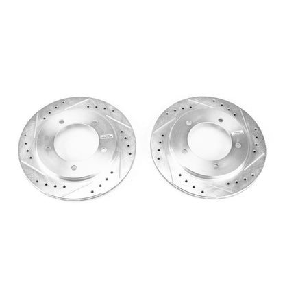 PowerStop Power Stop 99-04 Chevrolet Tracker Front Evolution Drilled & Slotted Rotors - Pair