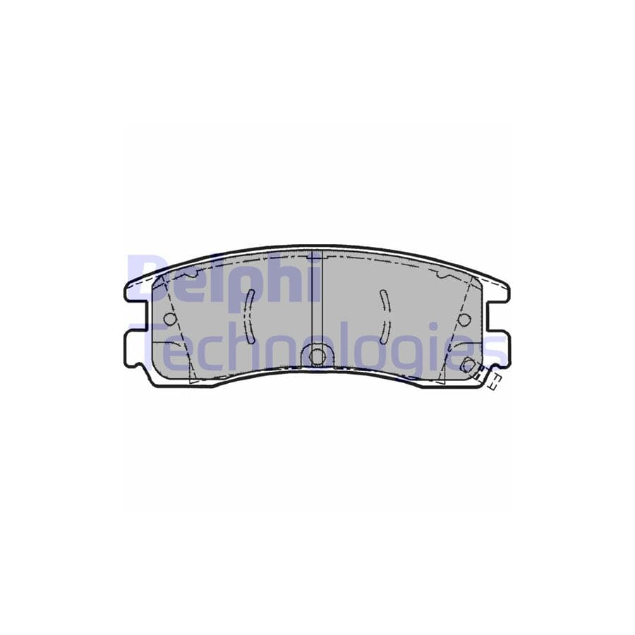 Delphi Lp1612 Brake Pad Set