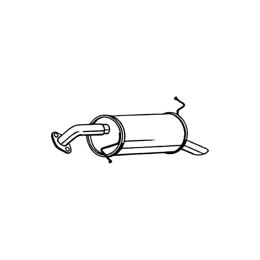Bosal 165-415 Rear Silencer for Hyundai Getz (Tb)