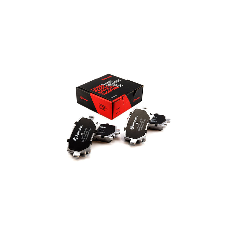 Brembo 07.B315.22 Audi Skoda Rear HP2 High Performance Brake Pad Set (Inc. A3, A4, Altea, Exeo, Leon, Octavia) | ML Performance US Car Parts