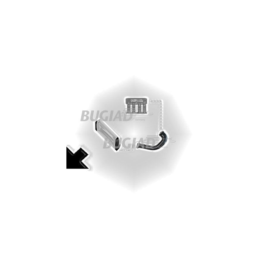 BUGIAD 85605 Charger Intake Hose for Opel Corsa D Hatchback (S07)