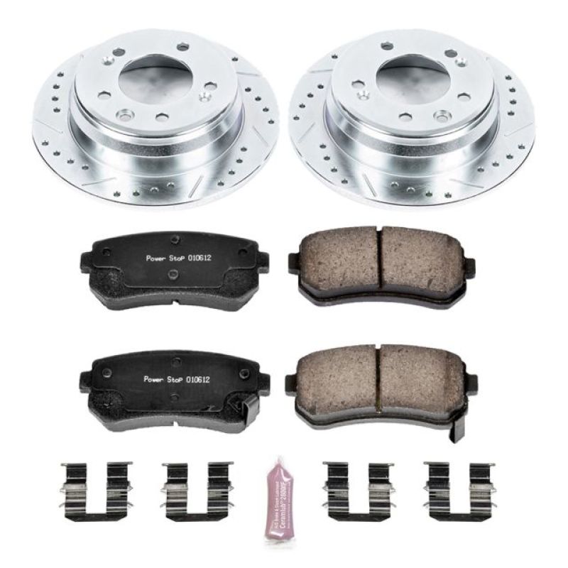 PowerStop Power Stop 09-12 Hyundai Elantra Rear Z23 Evolution Sport Brake Kit