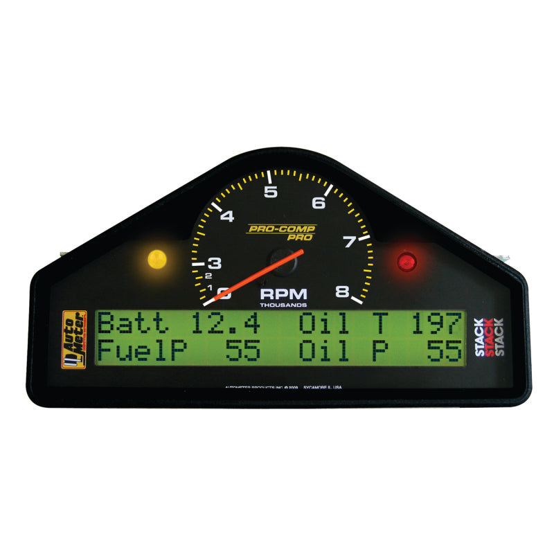 Autometer Pro-Comp Race Dash RPM/Speed/Oil Press & Temp/WaterTemp/Fuel Pressure/Battery Volt Gauge