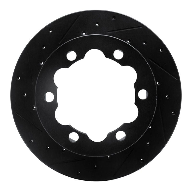 R1 Concepts R1 02-06 Dodge Sprinter 3500 Rear Left Drilled & Slotted Black Brake Rotor