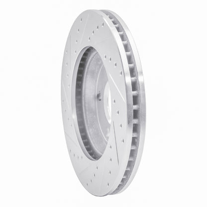 R1 Concepts R1 05-05 Buick Park Avenue Front Right Drilled & Slotted Silver Brake Rotor