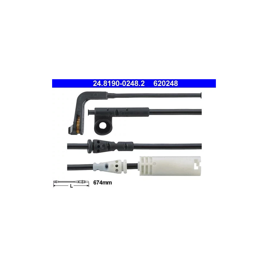 ATE 24.8190-0248.2 Brake Pad Wear Sensor