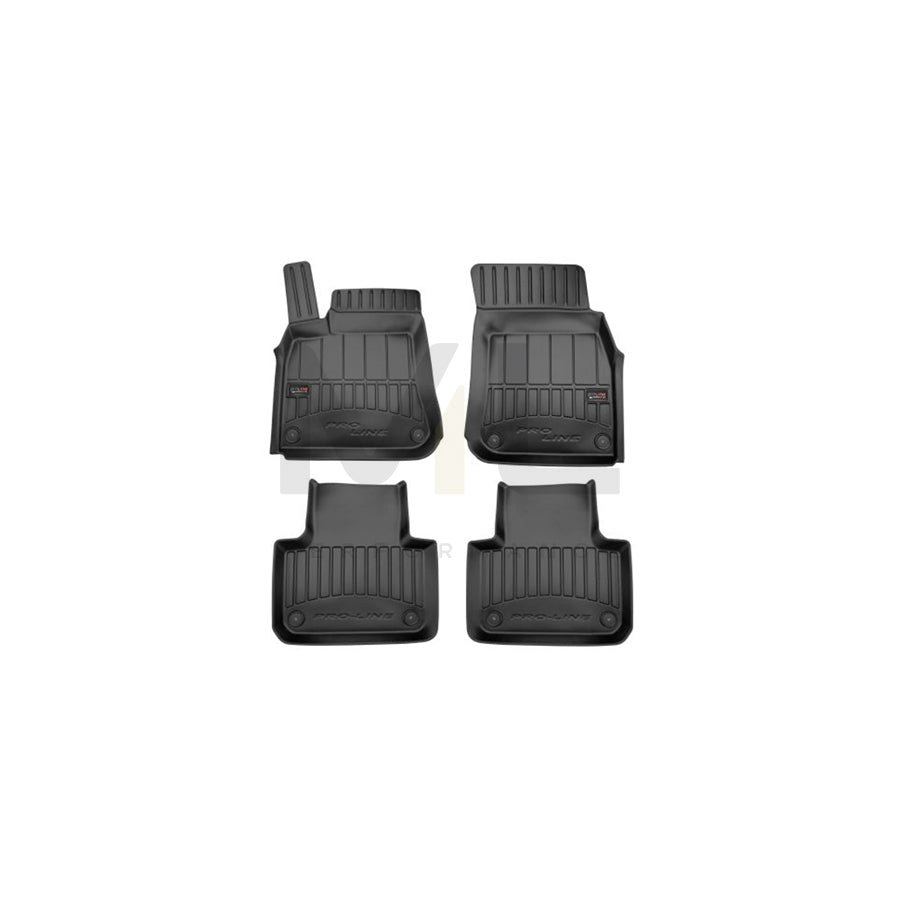 FROGUM Tailored 3D408470 Floor mat set Elastomer, Front and Rear, Quantity: 4, Black, (LHD)