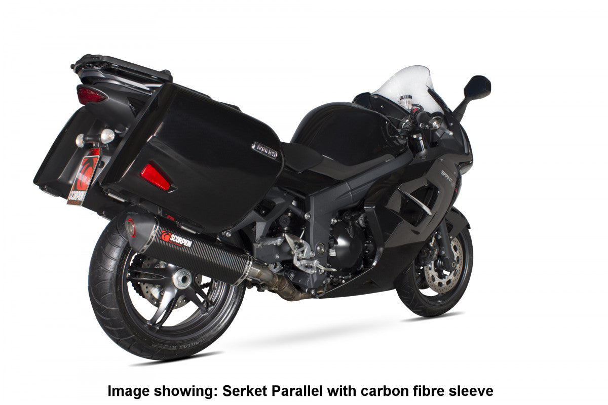 Scorpion RTR74TEO Triumph Sprint GT 1050 Serket Parallel Slip-On - Titanium Sleeve | ML Performance US US