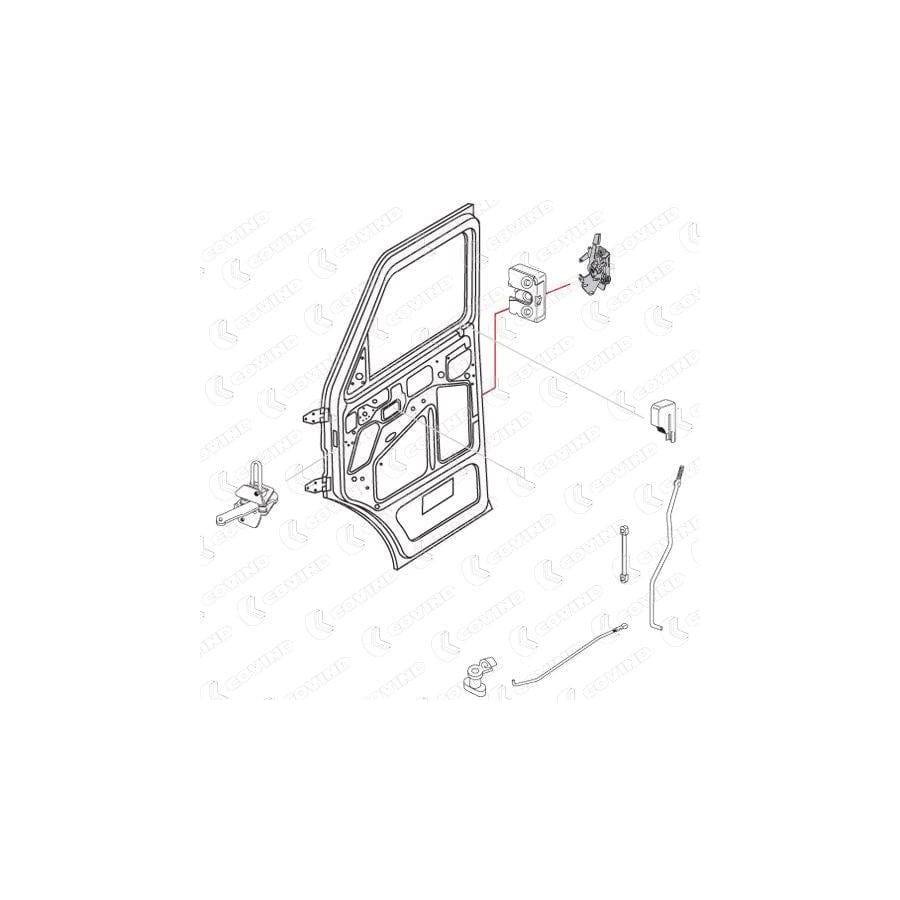 Covind 038/176 Door Lock for Iveco Daily