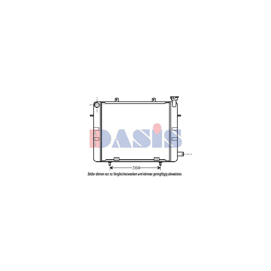 AKS Dasis 150250N Engine Radiator