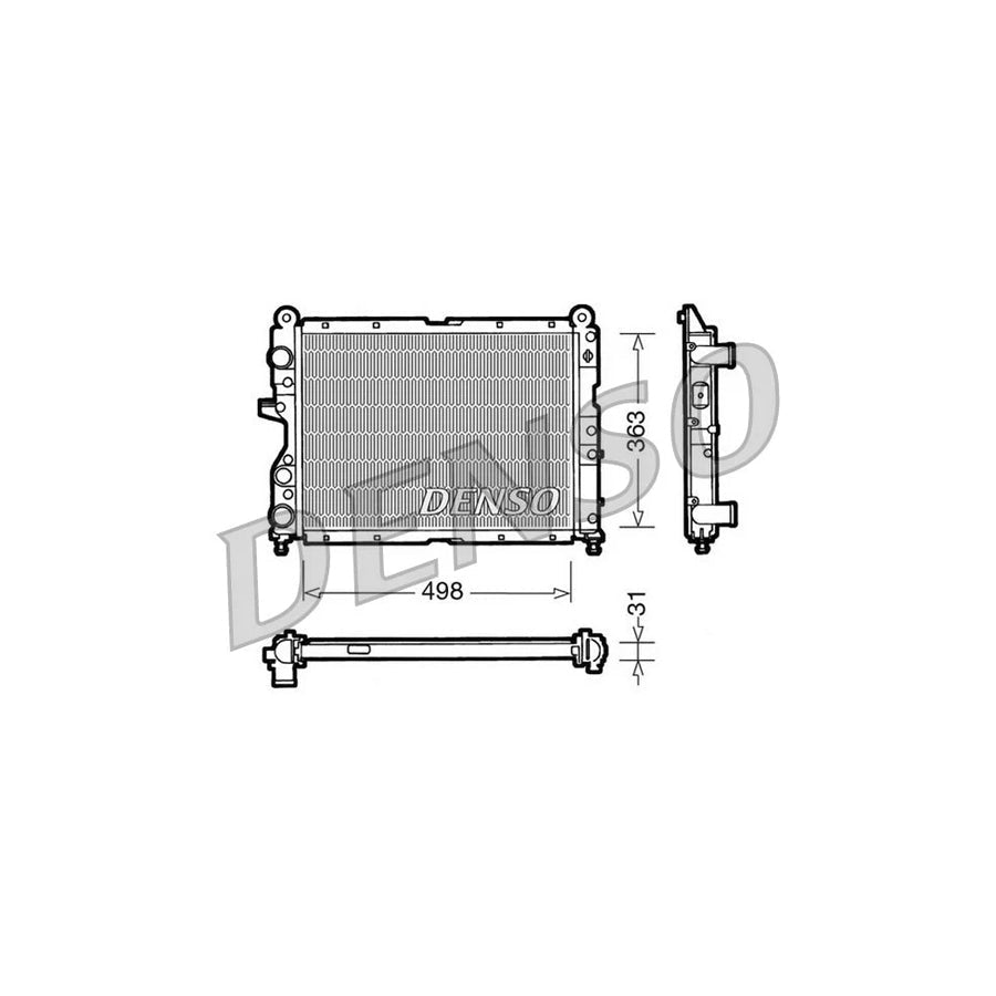 DENSO DRM09131 Engine Radiator