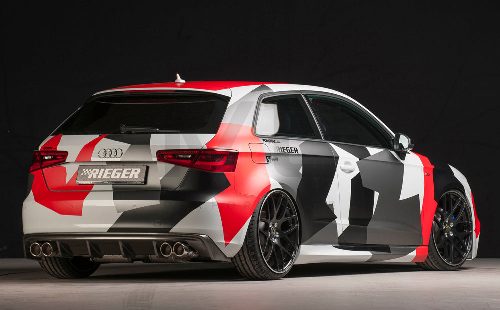 Rieger 00056796 Audi 8V A3 Side Skirt 8 | ML Performance UK Car Parts