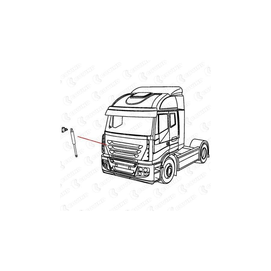 Covind 560/137 Hinge, Bonnet