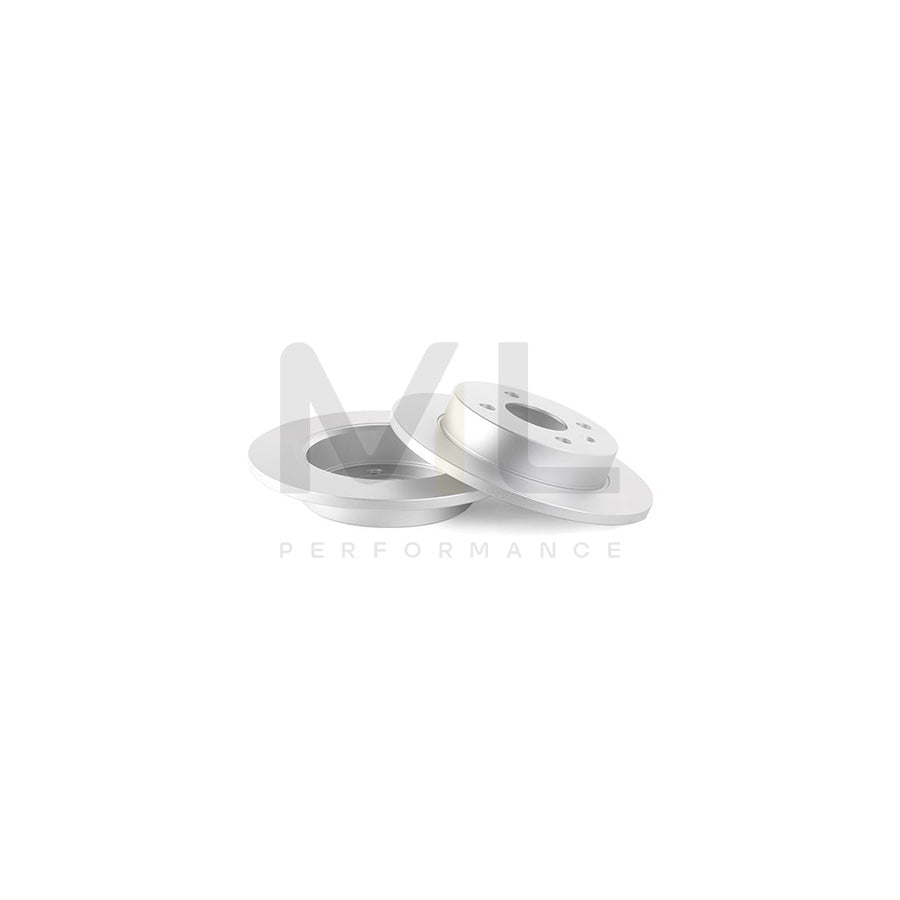 ATE 24.0110-0251.1 Brake Disc Solid, Coated, with bolts/screws  - 1 piece