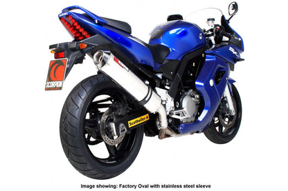 Scorpion ESI84SEM Suzuki SV650 Factory Round Slip-On - Polished Stainless Steel Sleeve | ML Performance US US