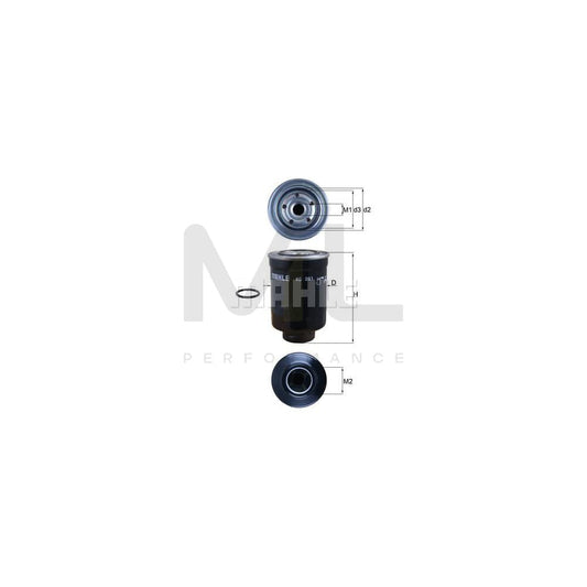 MAHLE ORIGINAL KC 261D Fuel filter Spin-on Filter | ML Performance Car Parts