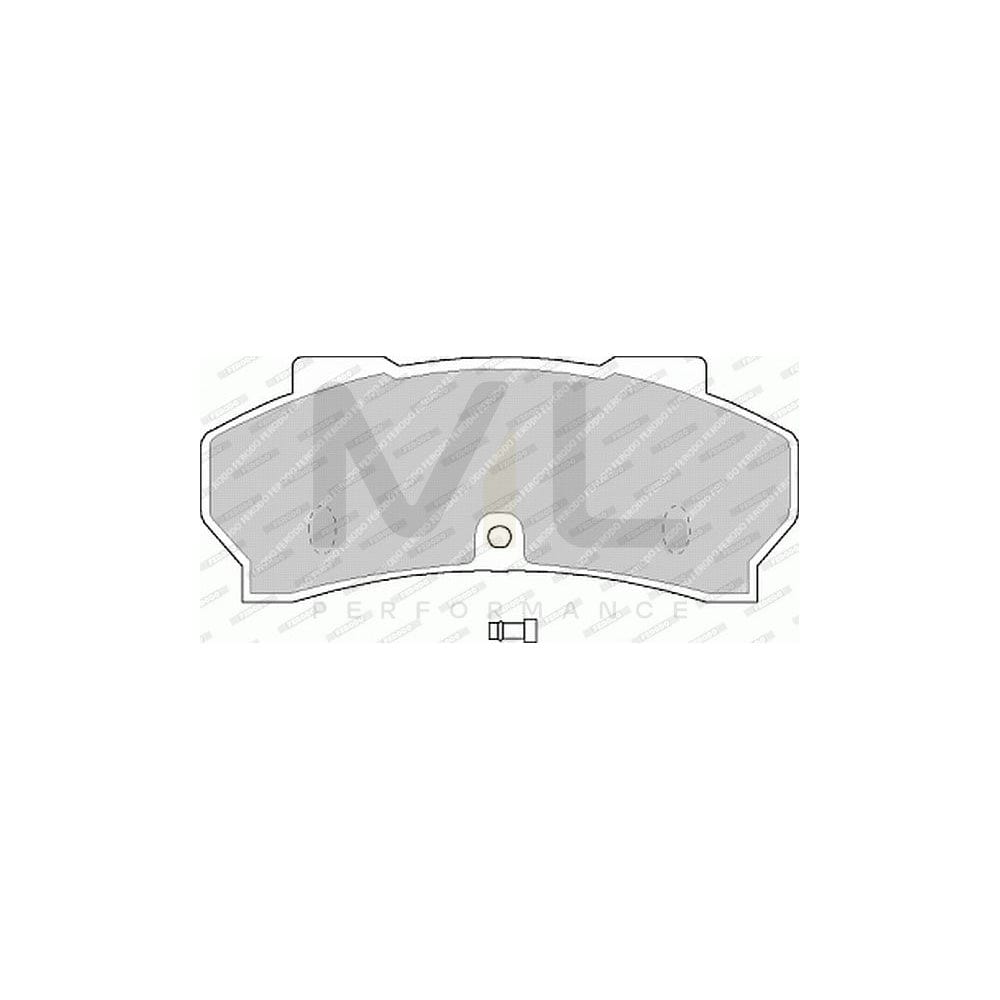 Ferodo Premier Fdb126 Brake Pad Set Incl. Wear Warning Contact | ML Performance Car Parts