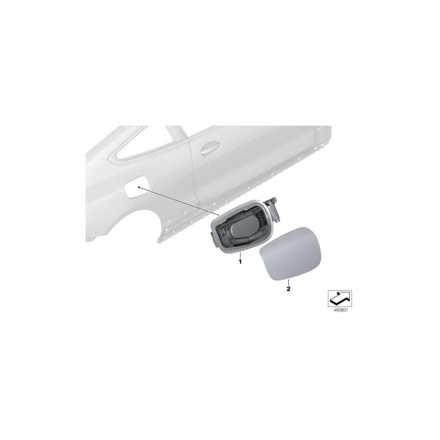 Genuine BMW 51177454290 F93 G16 Cover Pot (Inc. 840i, 840dX & 840iX) | ML Performance US Car Parts