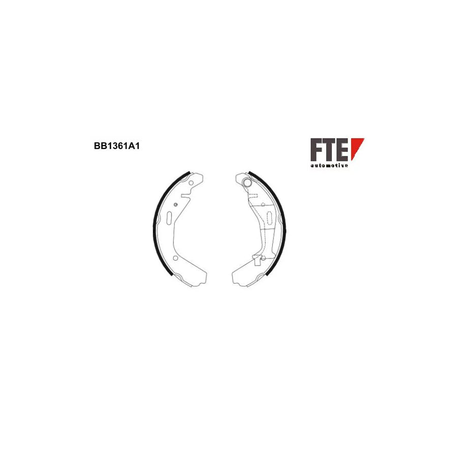 FTE 9100109 Brake Shoe Set