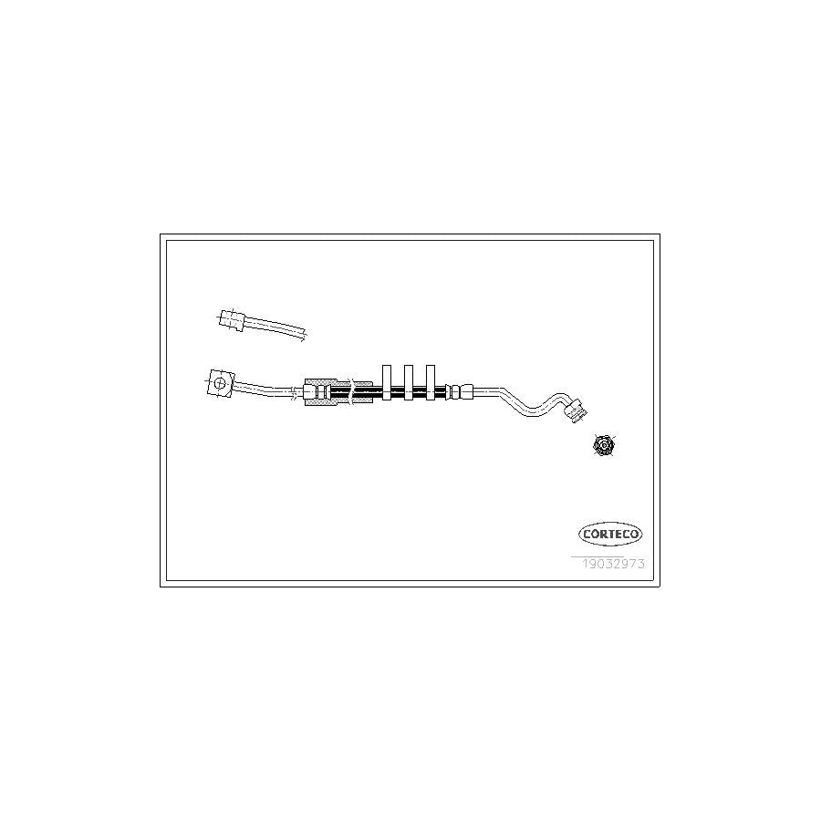 Corteco 19032973 Brake Hose