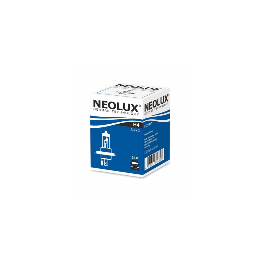 NEOLUX BULB  HALOGEN H4 N475 75/70W 24V P43T FS1