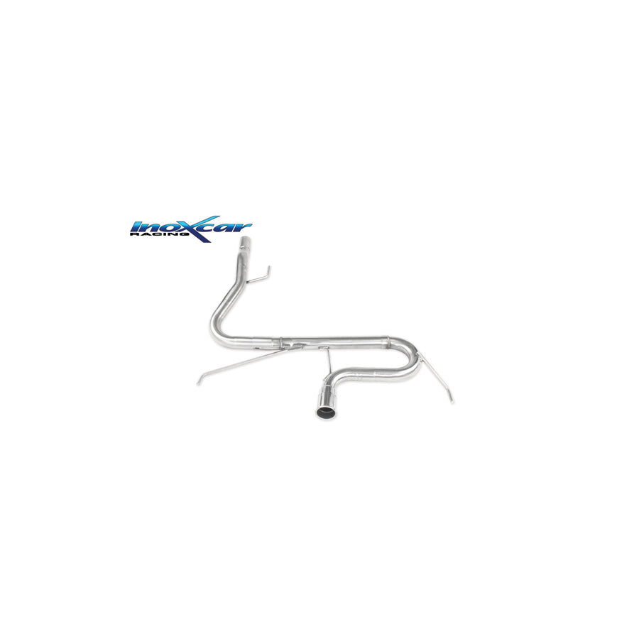 InoXcar OPCO.22 Opel Corsa D Non-Resonated Rear Exhaust