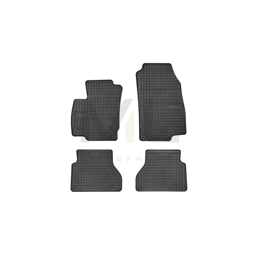 FROGUM Tailored 546184 Floor mat set for FORD B-Max (JK8) Elastomer, Front and Rear, Quantity: 4, Black, (LHD)