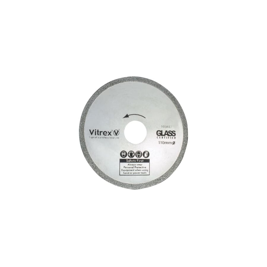Vitrex VIT103417 Glass Diamond Blade 110mm