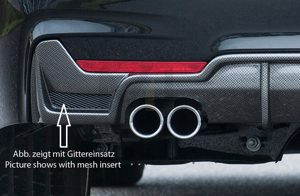 Rieger 00088055 BMW 4 Series F32 F33 F36 Rear Diffuser 4 | ML Performance UK Car Parts