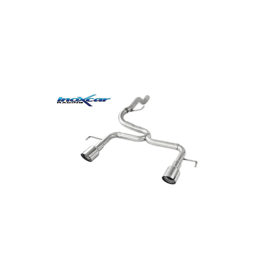 InoXcar OPCO.27.RA Opel Corsa D Non-Resonated Rear Exhaust