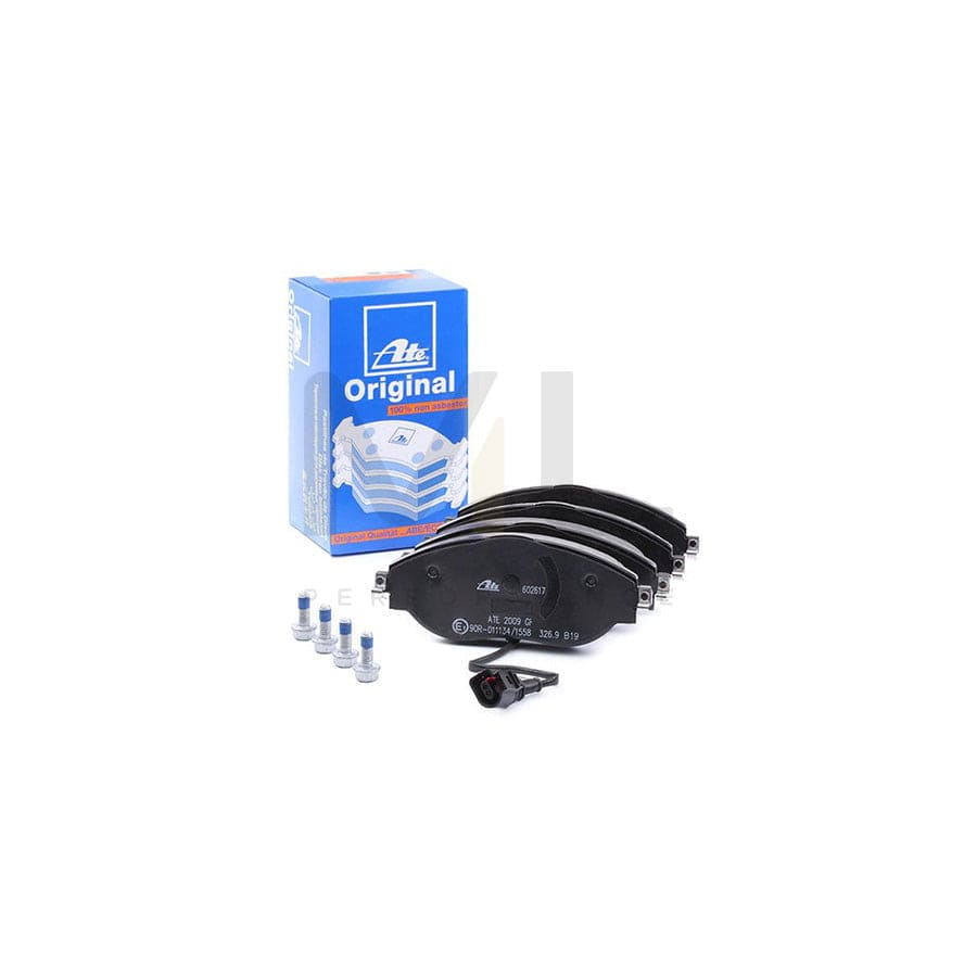 ATE 13.0460-2617.2 Brake pad set incl. wear warning contact, with brake caliper screws